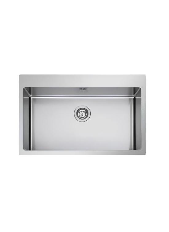 APELL SZ76FBC - LAVALLO DA INCASSO - 1 VASCA RETTANG. - ACCIAIO INOX - 77X51