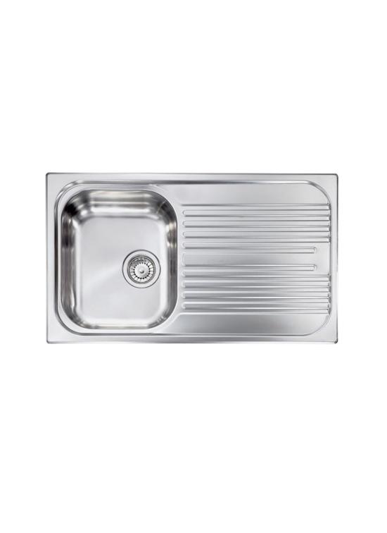 CM LAVELLI 010593S - LAVELLO DA INCASSO ATLANTIC - INOX ANTIGRAFFIO - 86x50