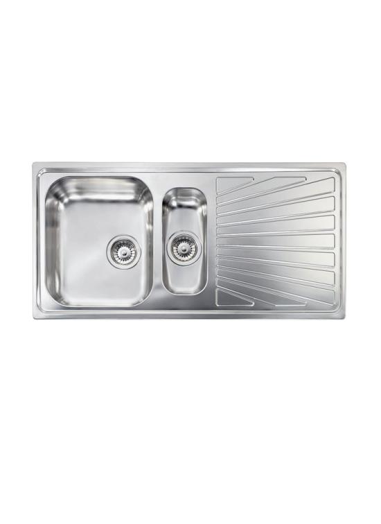 CM LAVELLI 011445S - LAVELLO DA INCASSO COMETA - INOX SATINATO - 100x50