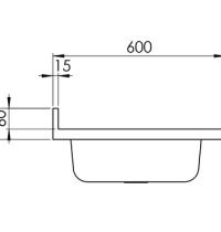 CM LAVELLI  031137DX - LAVELLO ROSSANA DA APPOGGIO - 2 V. SX + GOCC. DX - 120x60 - 2