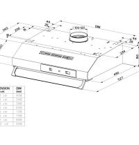 FABER TCH04PLUS WH19A741 - CAPPA SOTTOPENSILE BIANCA - CL: