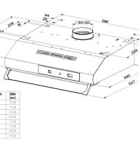 FABER TCH04 PLUS BK19A 741 - CAPPA ASPIRANTE DA INCASSO - 2