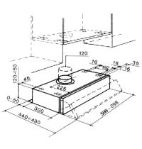 FABER SRM LG A/90 315.0547.803 - CAPPA DA INCASSO ASPIRANTE O FILTRANTE - CL: