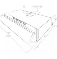 ELICA ESTRAIBILE GR/F/90 PRF0154626 - CAPPA DA INCASSO FILTRANTE - SILVER/INOX - CL: