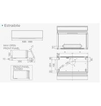 ELICA ESTRAIBILE GR/F/90 PRF0154626 - CAPPA DA INCASSO FILTRANTE - SILVER/INOX - CL: