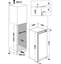 HOTPOINT ARISTON S12A1D/HA1 - FRIGO MONOP. DA INCASSO - STAT. - CL: