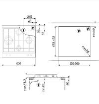 P261XGH - Piano di cottura - 1