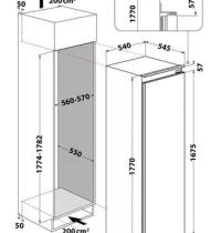 INDESIT INS118011 - FRIGO MONOP. - VENT. - CL: