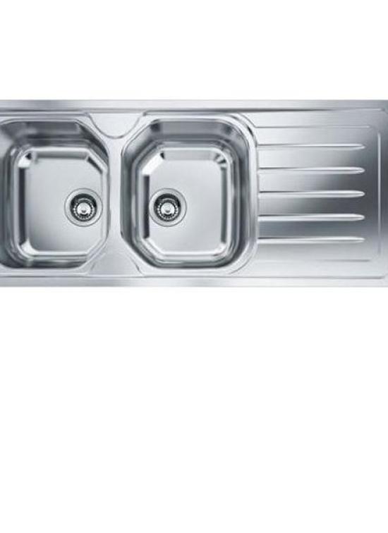 FRANKE OLX621 LAVELLO 116X50 2V+GOCC INOX SATINATO  101.0180.200