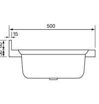 CM LAVELLI 031037.S1.01.2009 - LAVELLO MONDIAL DA APPOGGIO - 2 V. SX + GOCC. DX - 120x50 - INOX PRELUCIDATO - 2