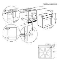 ELECTROLUX KOIGH00X - FORNO ELETTR. DA INCASSO MULTIF. - FUNZ. AQUA CLEANING - 5 FUNZ. COTT. - CL: