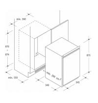 CANDY CBL150NE/N - FRIGO MONOP. DA INCASSO SOTTOP. - STAT. - CL: