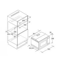 CANDY MIC20GDFN MICROONDE INCASSO 20 LITRI - 1