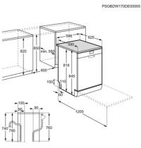 ELECTROLUX ESF5545LOX - LAVASTOV. L. INSTALL. - TECN. AIRDRY - 13 COP. - 6 PROGR. - CL:”D” - 3