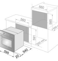 DE LONGHI SLM8XLED - FORNO DA INCASSO MULTIFUNZ. - 3D PLUS - 9 PROGR. - 72L - CL: