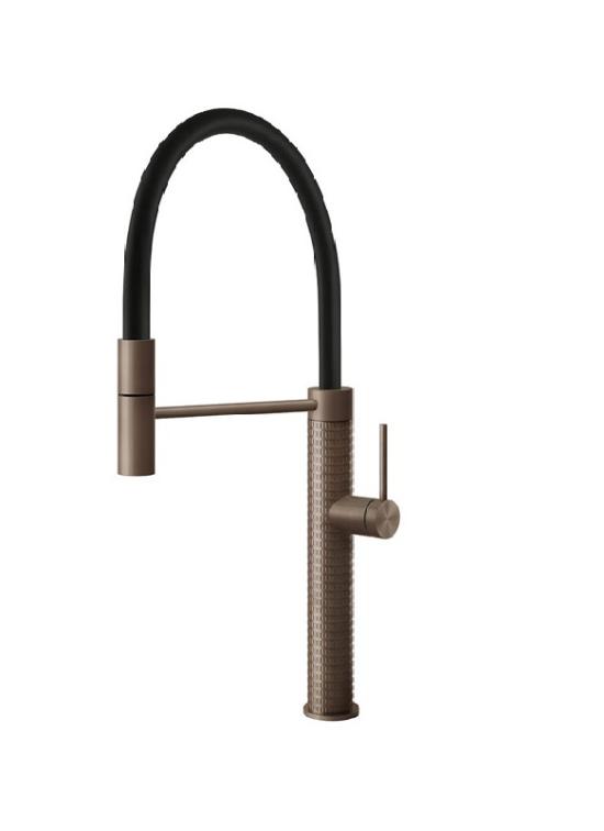 GESSI  60012 # 708 MECCANICA HT COPPER BRUSHED PVD MISCELATORE LAVELLO