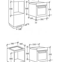 ZEROWATT ZFP605X/E - FORNO ELETTR. DA INCASSO VENT. - 8 FUNZ. COTT. - CL: