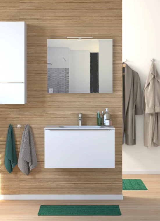 Specchio bagno ROMA NEW 100x75 cm con LED