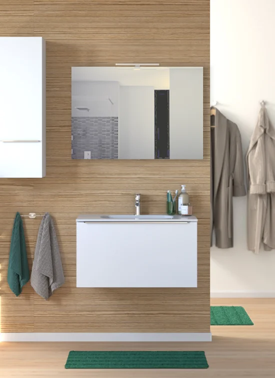 Specchio bagno ROMA NEW 120x75 cm con LED